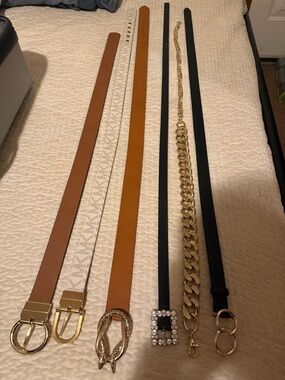 Collection of 6 BELTS